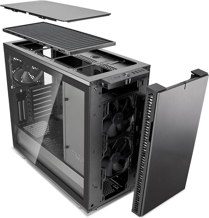 Produktbild Fractal Define R6 USB-C - Gunmetal TG (ATX, mATX, Mini-ITX, E-ATX)