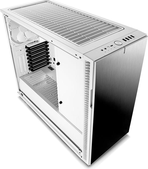 Actual product image Fractal Define R6 USB-C - White TG (ATX, mATX, Mini-ITX, E-ATX)