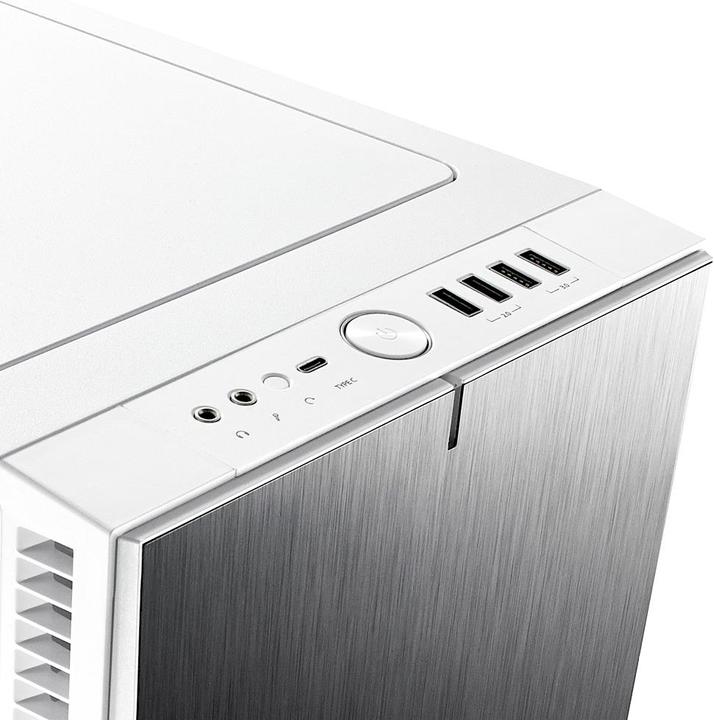 Actual product image Fractal Define R6 USB-C - White TG (ATX, mATX, Mini-ITX, E-ATX)