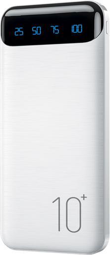 Wekome WP-161 - Powerbank 10000 mAh Super Charging 2xUSB-A LED (Weiss) (10000 mAh)
