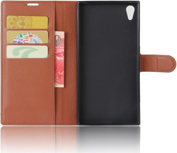 Produktbild MU Classic Hülle aus Leder mit Litchitextur (Sony Xperia XA1 Ultra)