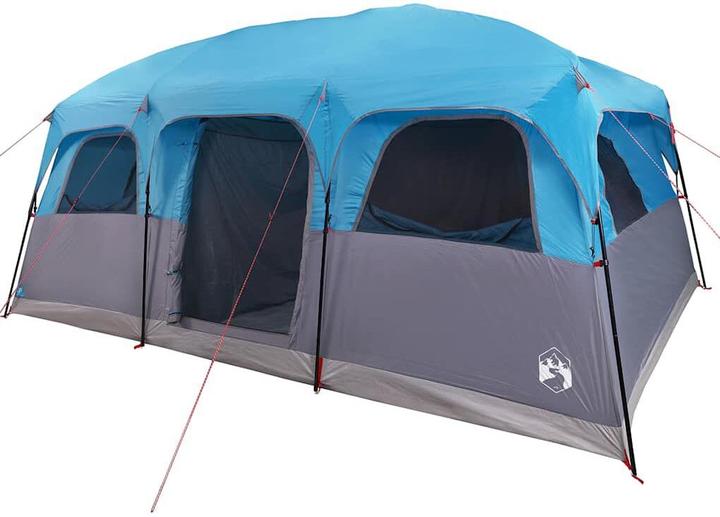 Actual product image VidaXL Family tent for 9 people Waterproof (17.50 kg, 9+ people)