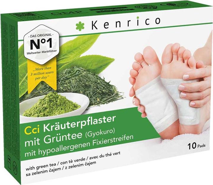 Kenrico Kräuterpflaster mit Grüntee (Gyokuro) Pfl (10 x)