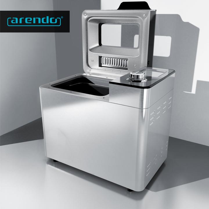 Productafbeelding Arendo Broodbakmachine, 25 programma's, 550 W, broodbakmachine, automatisch ingrediëntencompartiment
