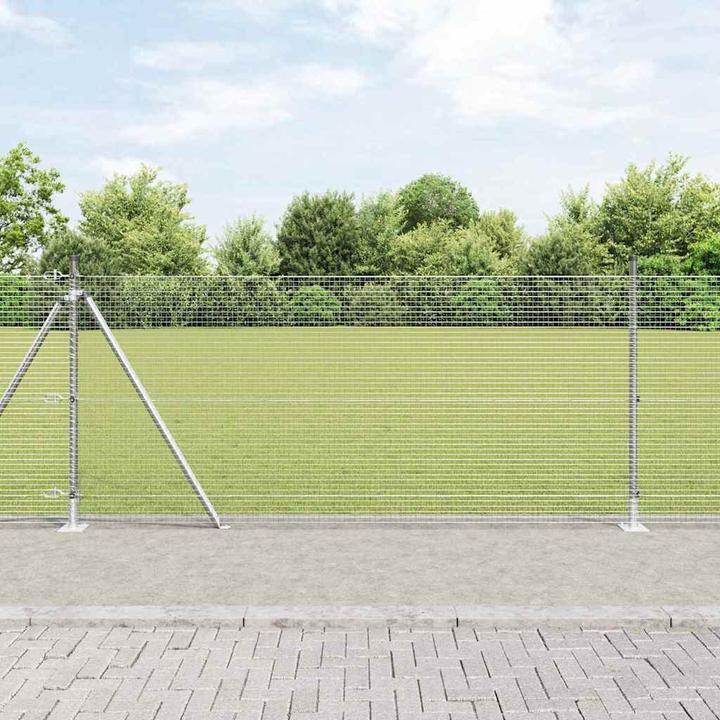 Produktbild VidaXL Verzinkter Stahl Zaunpfosten