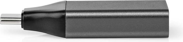 Actual product image Nedis USB-C™ Adapter | USB 3.2 Gen 1 | USB-C™ Plug | HDMI™ Output | 4K@60Hz | Round | Nickel-plated (USB-C, 2.20 cm)