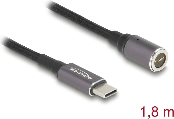 Delock Notebook Ladekabel USB Type-C Stecker zu magnetischem (1.80 m, 60 W)