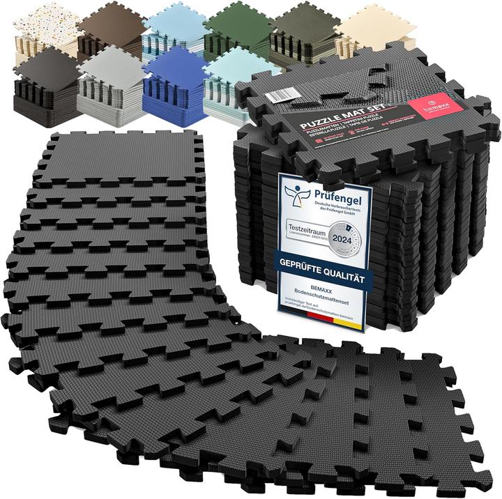 Actual product image BeMaxx 1) Anthracite (30 X 30 Cm), 1) Set of 18 (1,67 m²) (1 cm)