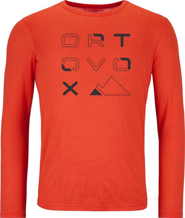 Ortovox 185 Merino Brand Outline L/S