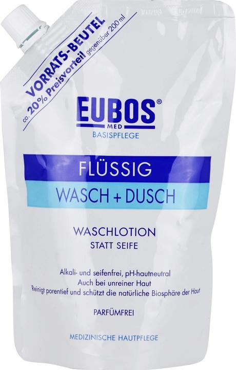 Produktbild Eubos Seife liquide unparfümiert blau refill liq (400 ml)