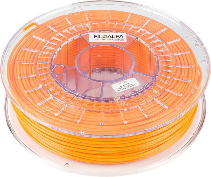Actual product image Filoalfa Pla 700gr Orange (PLA, 2.85 mm, 700 g, Orange)
