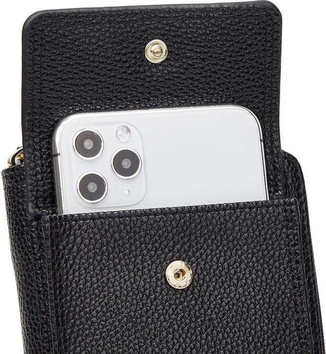 Actual product image Cover-Discount Shoulder Wallet with Smartphone Pocket black