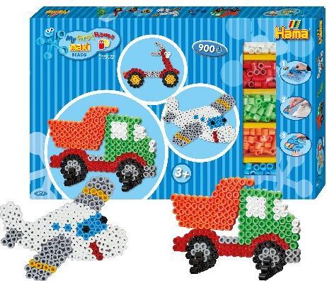 Actual product image Hama Perlen Maxi gift p. Blue 900 pieces