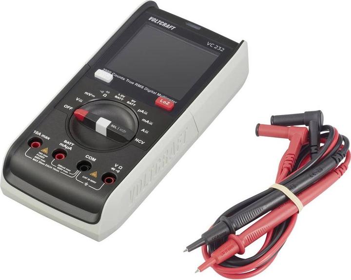 Produktbild Voltcraft VC 232 Hand-Multimeter kalibriert (ISO) digital CAT III 600 V Anzeige (CAT III 600V)