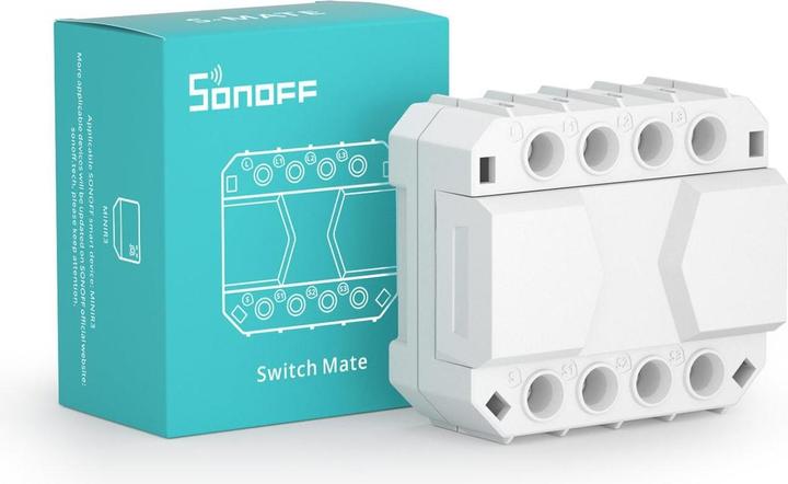 Image du produit Sonoff Actionneur de commutation S-MATE triple 230 V 16 A blanc (Actionneur de commutation)