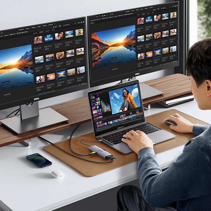 Produktbild Ugreen USB-C 9-In-1 Multifunction Adapter (USB-C, 9 Ports)