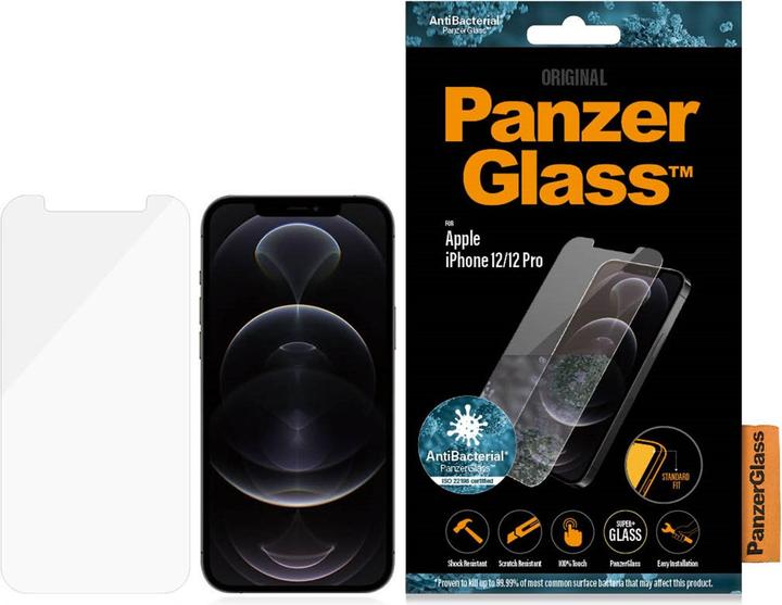 Produktbild PanzerGlass Screen Protector (1 Stück, Apple iPhone 12, Realme 12 Pro+)