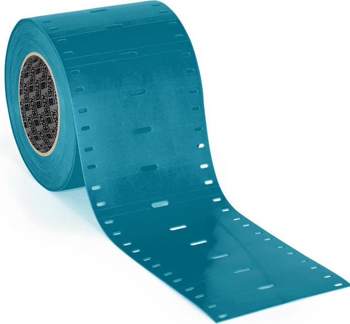 Productafbeelding Brady THT-7515-7643-BL, Heatex kabeletiketten, blauw, 75,00 x 15,00 mm, halogeenvrij, 76 aderig (500