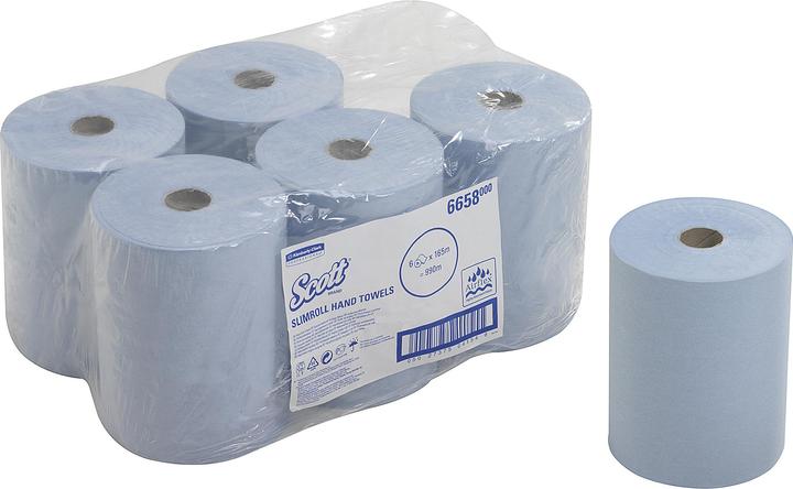 Actual product image Kimberly-Clark SCOTT SLIMROLL Hand Towels Blue (1 x)
