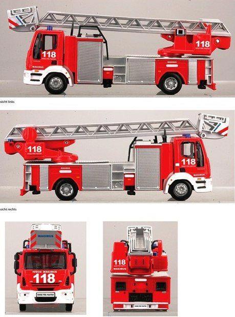 Produktbild Bburago Feuerwehr Fahrzeuge assortiert 1/50