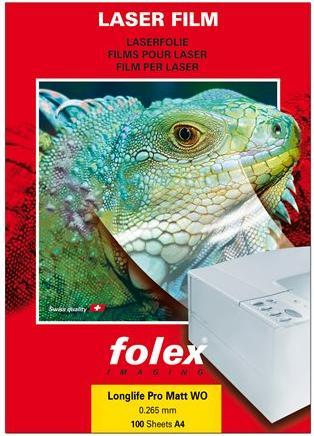 Actual product image Folex Longlife Pro Matt WO Film A4 (0.27 g/m², 50 x, A4)