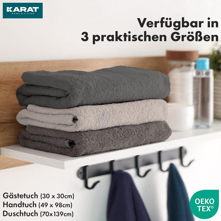 Actual product image Karat Handtuch Bay (30 x 30 cm, 70 x 139 cm)