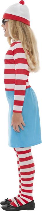 Actual product image Wheres Wally? Girls Wenda Costume Set (146, 152)