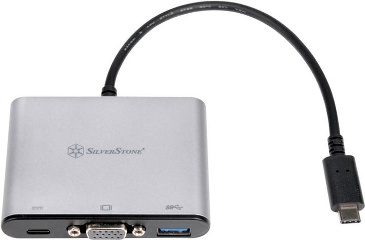 Produktbild Silverstone EP06C Station (Sub-D 15, USB 3.1, USB 3.0, 7 cm)