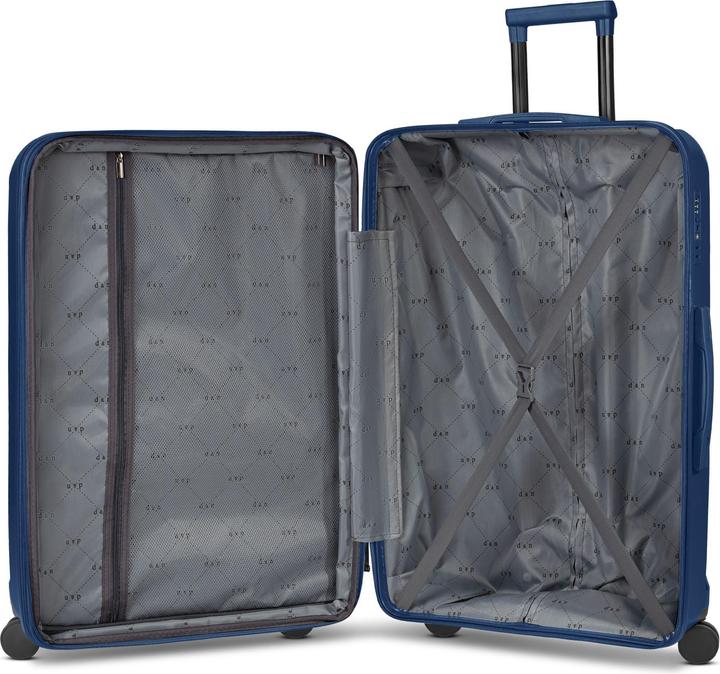 Actual product image D&N South Dakota 4 Rollen Trolley L 76 cm mit Dehnfalte (95 l, XL (from 140l))