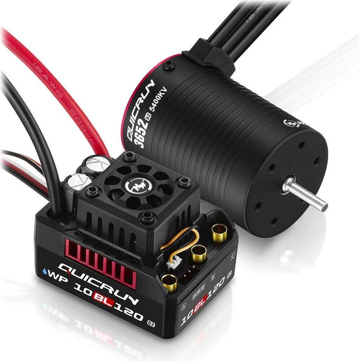 Immagine prodotto Hobbywing Combo WP10BL120G2 con 3652SL-5400KV-G2
