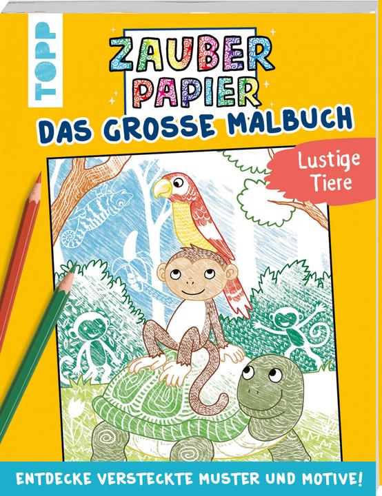 Actual product image Magic paper - The big colouring book - Funny animals