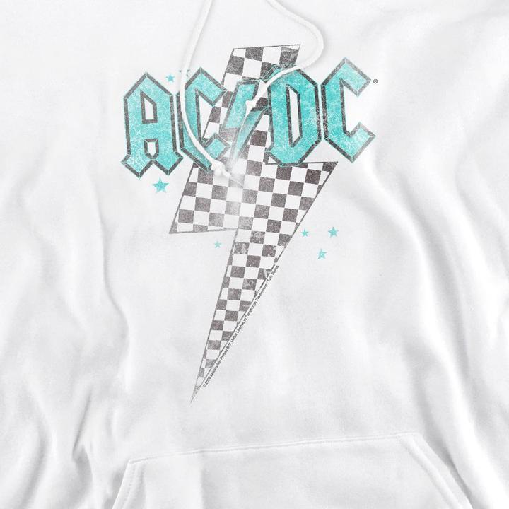 Immagine prodotto AC/DC Skewed Felpa con Cappuccio Bullone a Scacchiera Uomo (XXL)