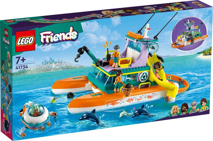 LEGO Bateau de sauvetage en mer (41734, LEGO Friends)
