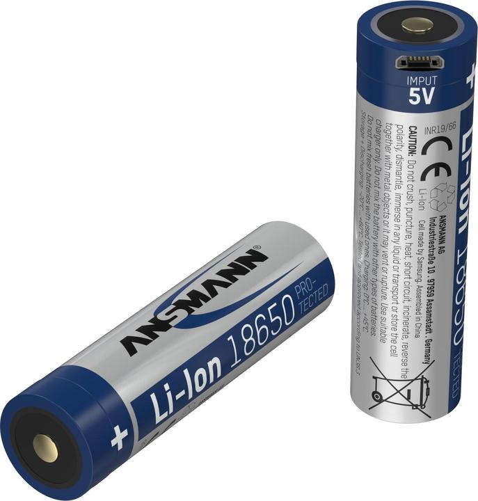 Actual product image Ansmann Li-Ion 18650 (1 pcs., 18650, 2600 mAh)