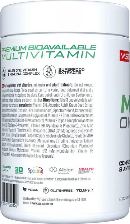 Produktbild Vast Multi One Daily Vitamins (1 Stück, Kapseln, 71 g)