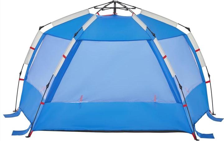 Produktbild VidaXL Strandzelt 3 Personen Quick Release Wasserdicht (Strandzelt + Strandmuschel, 2.45 kg, 3 Personen)