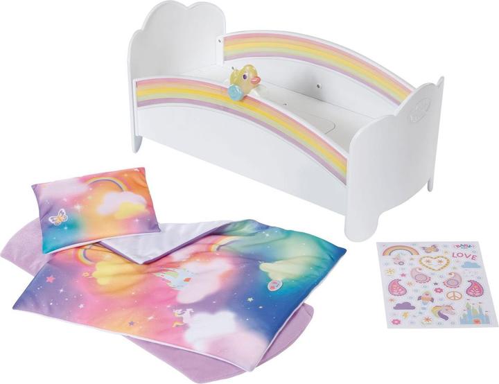 Actual product image Zapf Creation BABY born Regenbogen Bett