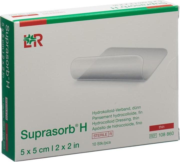 Produktbild Suprasorb H Hydrokolloid-Verband dünn, 5x5cm (10 Stk) (10 x)