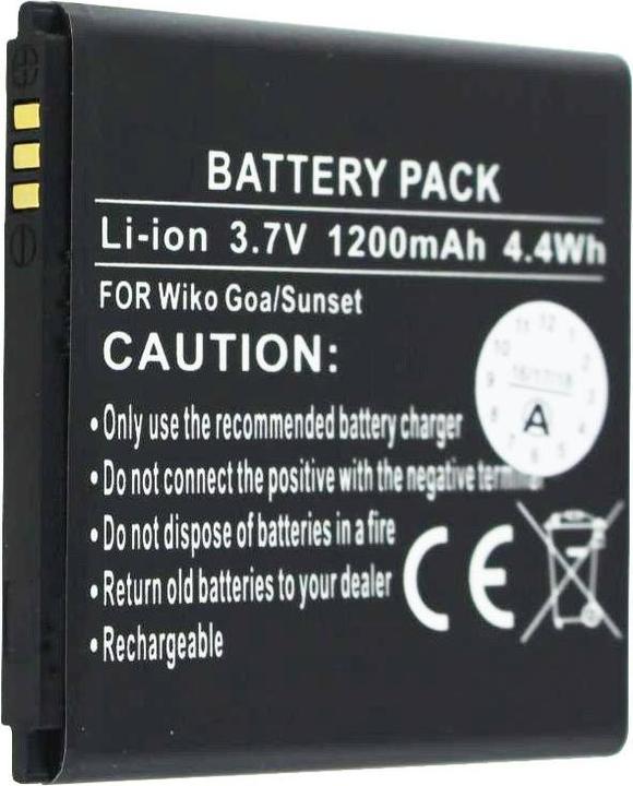 Image du produit Wiko Goa batterie, Sunny, Sunset batterie S104-K42000-014, 2502