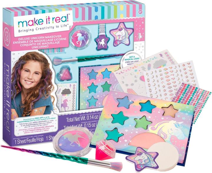 Actual product image Make it Real Beauty set unicorn