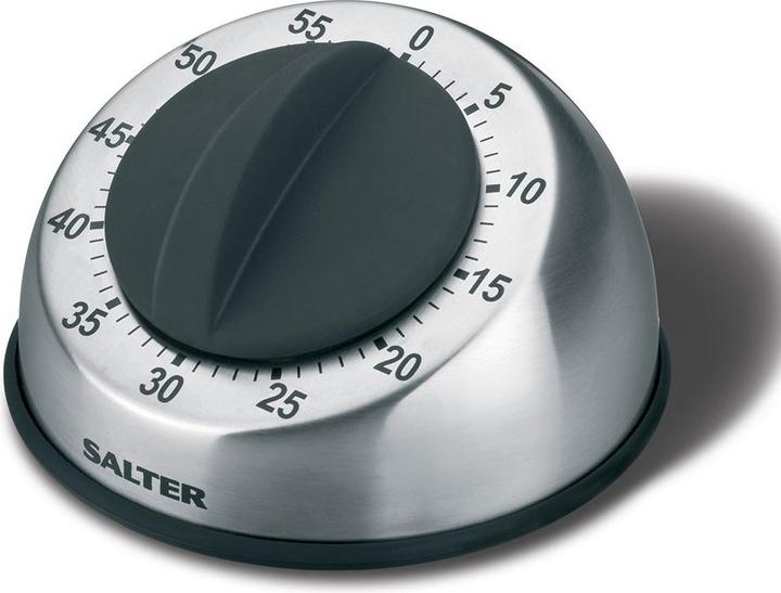 Salter 338 SSBKXR15 Stainless Steel Mechanical Timer