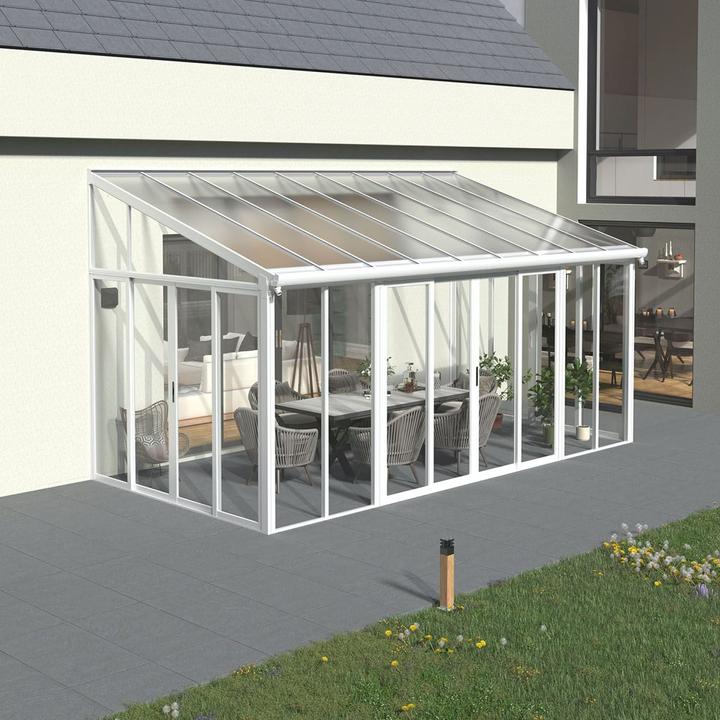 Produktbild Juskys Wintergarten mit Doppel-Schiebetüren
