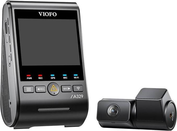 Immagine prodotto Viofo A329 2CH 4K 60FPS + 2K WiFi, GPS (Ricevitore GPS, Microfono incorporato, Accelerometro, WiFi, 4K)