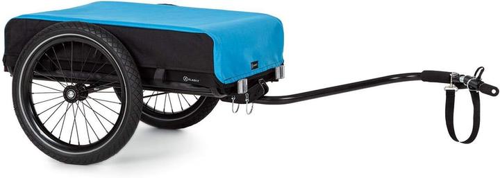 Klarfit Companion Fahrradanhänger, Schwarz/Blau
