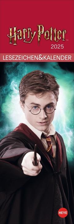 Produktbild Harry Potter Lesezeichen & Kalender 2025 (6 x 18 cm, Harter Einband, Deutsch)