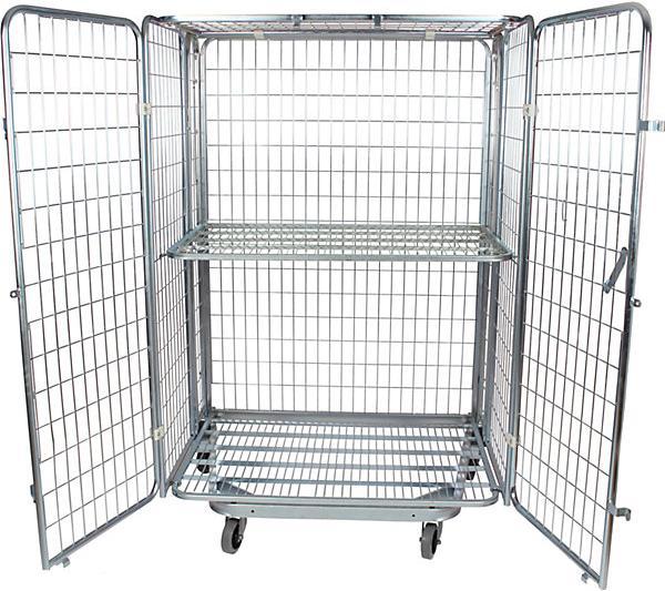 Actual product image kaiserkraft Roll container with double door (500 kg)