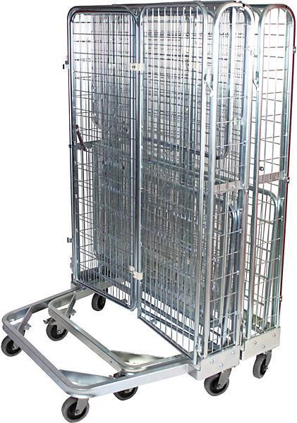 Actual product image kaiserkraft Roll container with double door (500 kg)