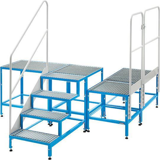 Produktbild eurokraft pro Plattform für Plattform-Modulsystem (Plattformleiter, 61 cm)