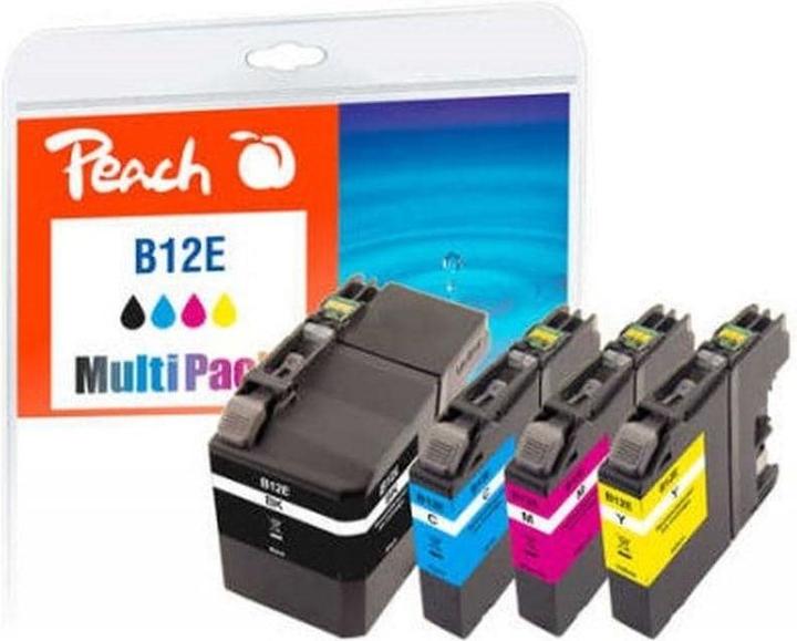 Actual product image Peach Ink Brother LC-12E MultiPack (M, C, Y)