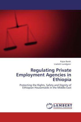 Actual product image Regulating Private Employment Agencies in Ethiopia (German, Liselott Lundgren, Kajsa Barsk, 2011)